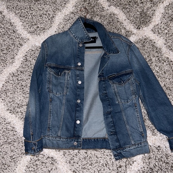 LIMITED EDITION ASAP Rocky Raf Simons Calvin Klein denim jacket small - Picture 2 of 4